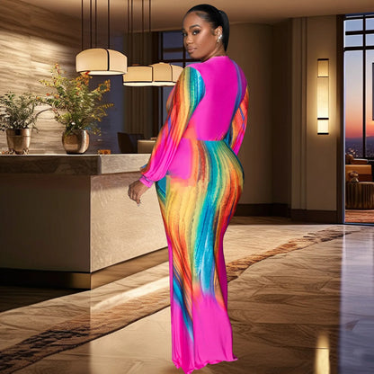 Vera Luxe Contour Maxi Dress